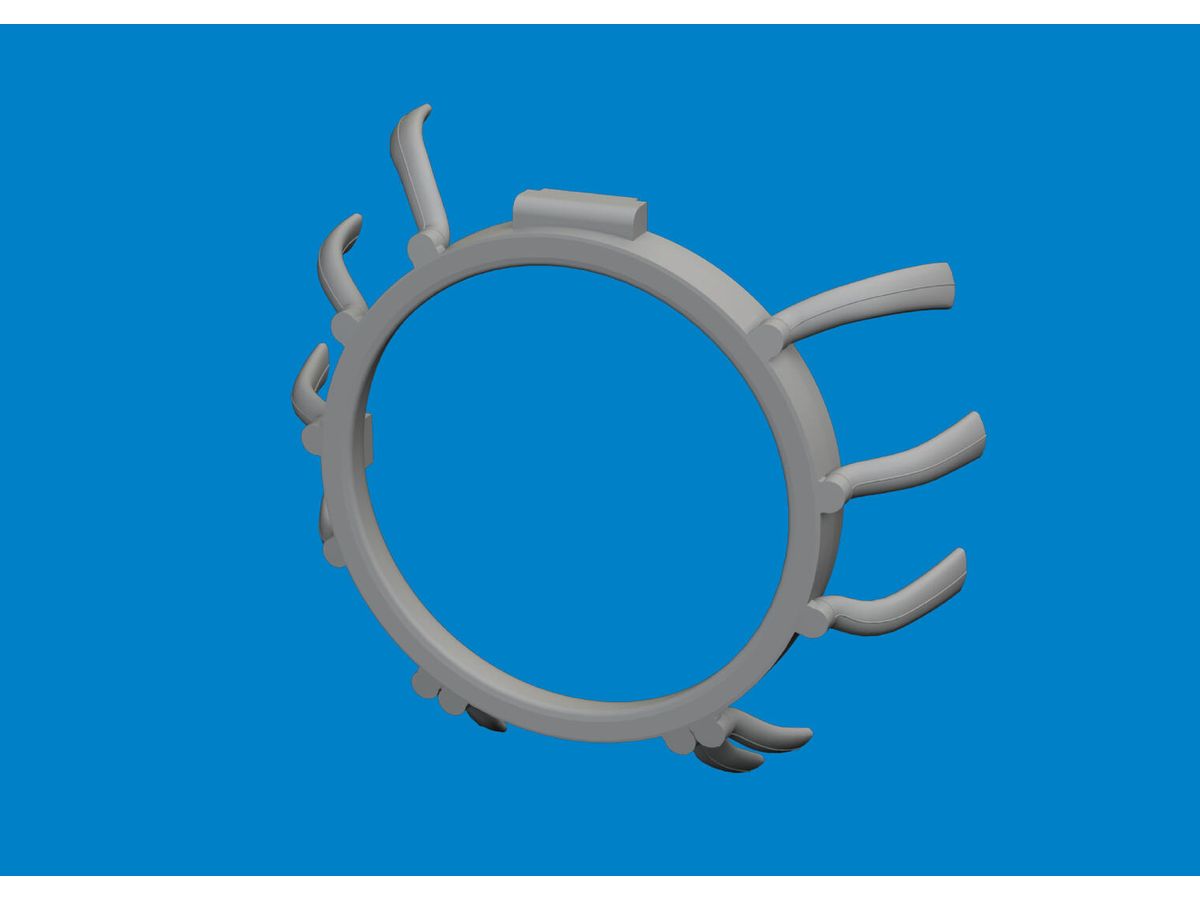 A6M5 exhausts PRINT (For Eduard)