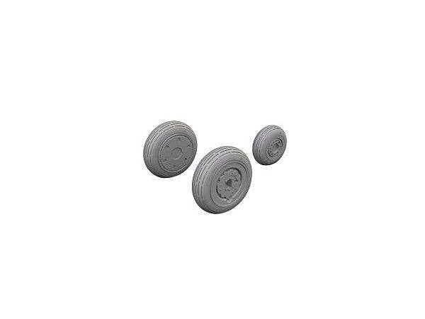 MiG-21F wheels (For EDUARD)