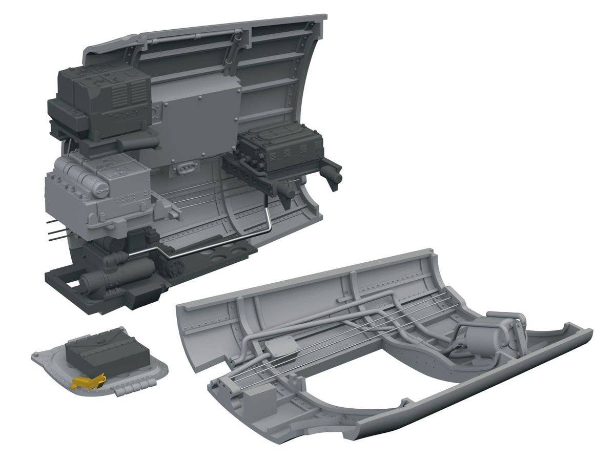 P-40K radio compartment PRINT (For EDUARD)