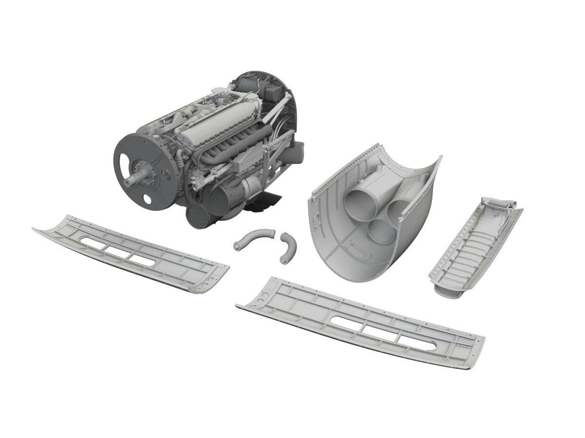 P-40K engine PRINT