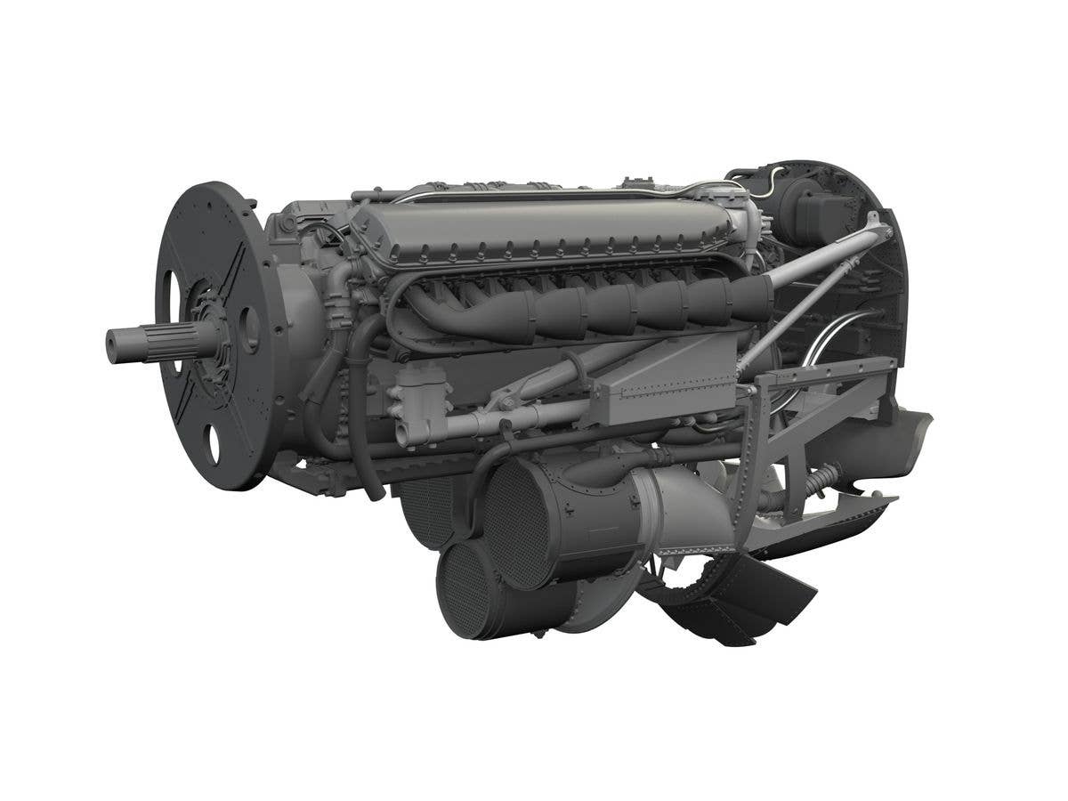 P-40K engine PRINT