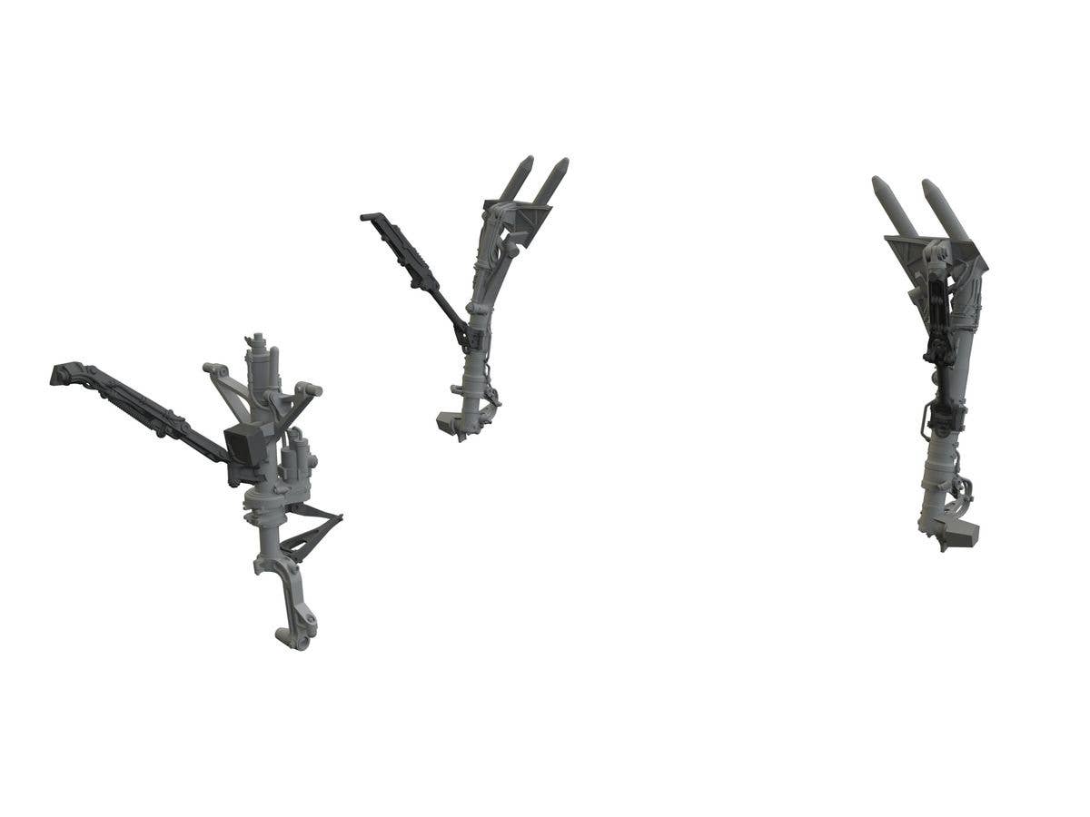 F-35A undercarriage legs PRINT (for TAMIYA)