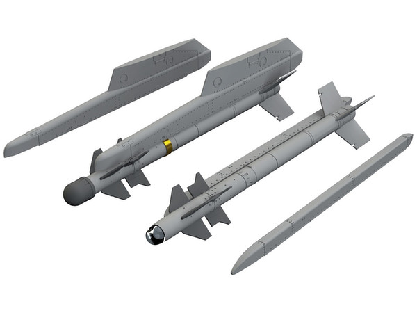 2 pcs. Eduard Brassin 648322 1/48 French Matra R-550 Magic missiles 