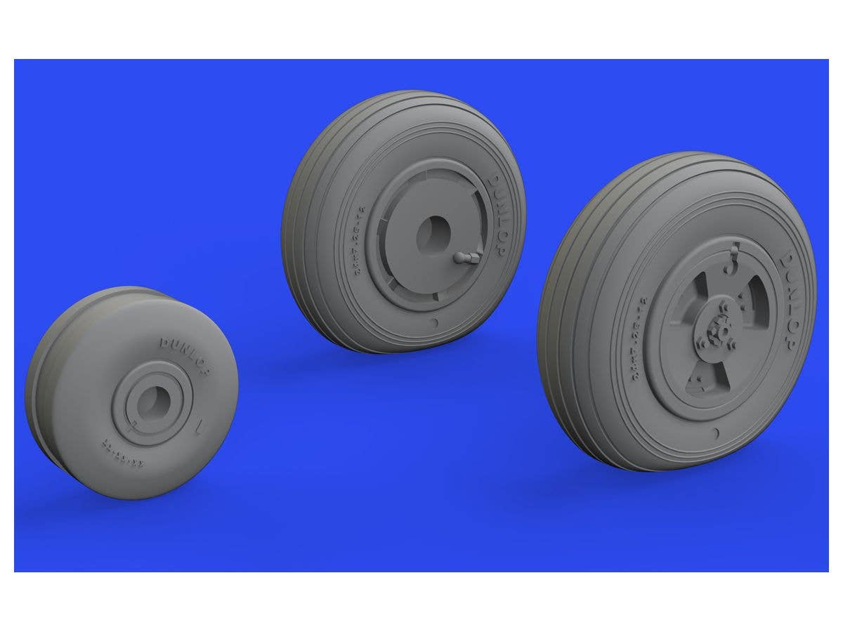 Vampire F.3 wheels (for AIRFIX)