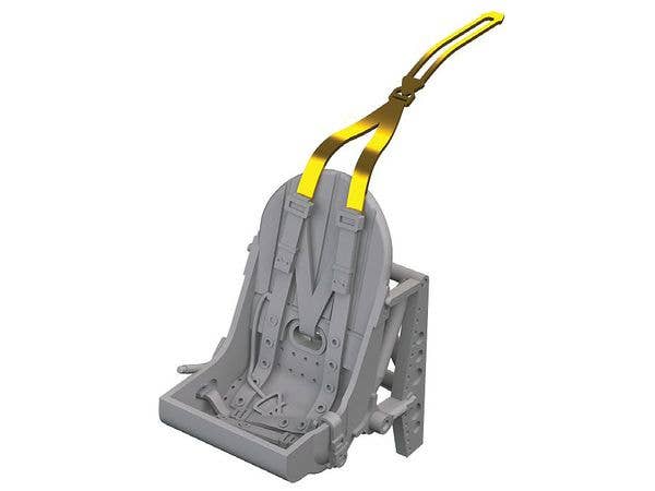 Spitfire Mk.I/II/V metal seat w/ integral belts PRINT (For IBG)