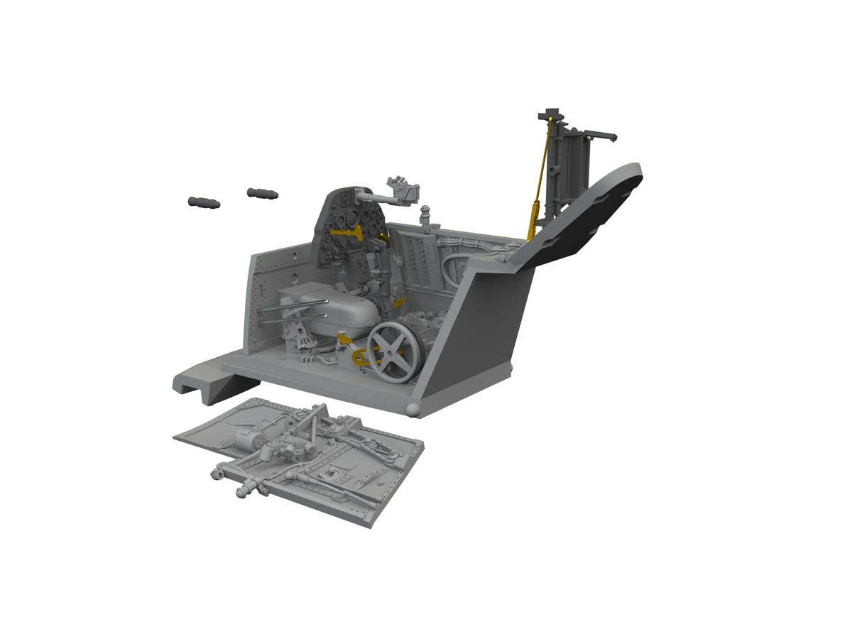 Bf 109K-4 cockpit PRINT