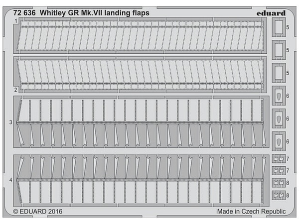 Whitley GR Mk.VII Landing Flaps (Airfix)