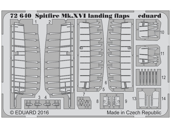 Spitfire Mk.XVI Landing Flaps (Eduard)