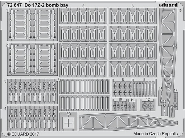 Do 17Z-2 Bomb Bay (ICM)