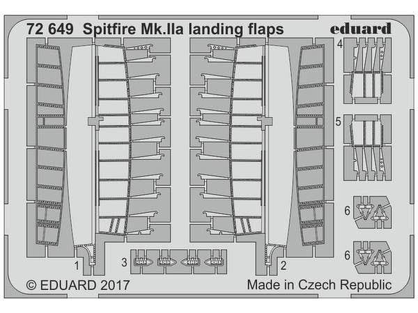 Spitfire Mk.IIa Landing Flaps (for REVELL)