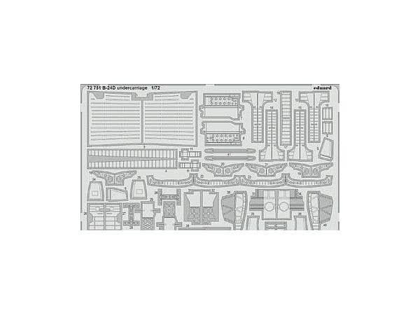 B-24D undercarriage (For AIRFIX)
