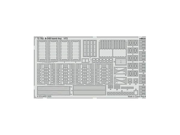 B-24D bomb bay (For AIRFIX)