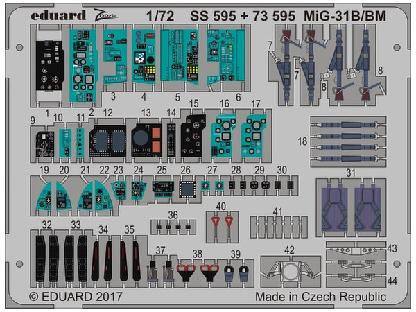 MiG-31B/BM Interior (for Trumpeter)