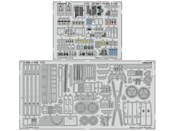 F-14A Photo-Etched Parts (for Fine Molds)