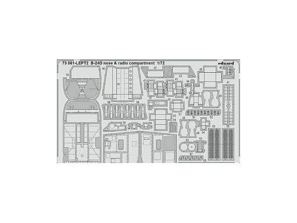 B-24D nose & radio compartment (For AIRFIX)