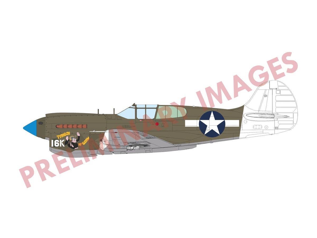 P-40K short tail