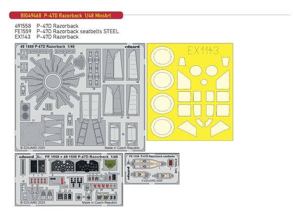 P-47D Razorback (For MINIART)