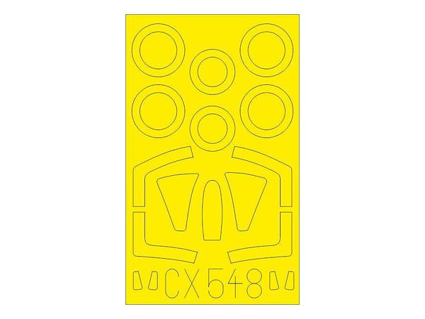 Super Mystere B.2 Masking Sheet (for Azur Frrom/Special Hobby)
