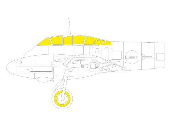 Me410A-1 Masks (for Airfix)