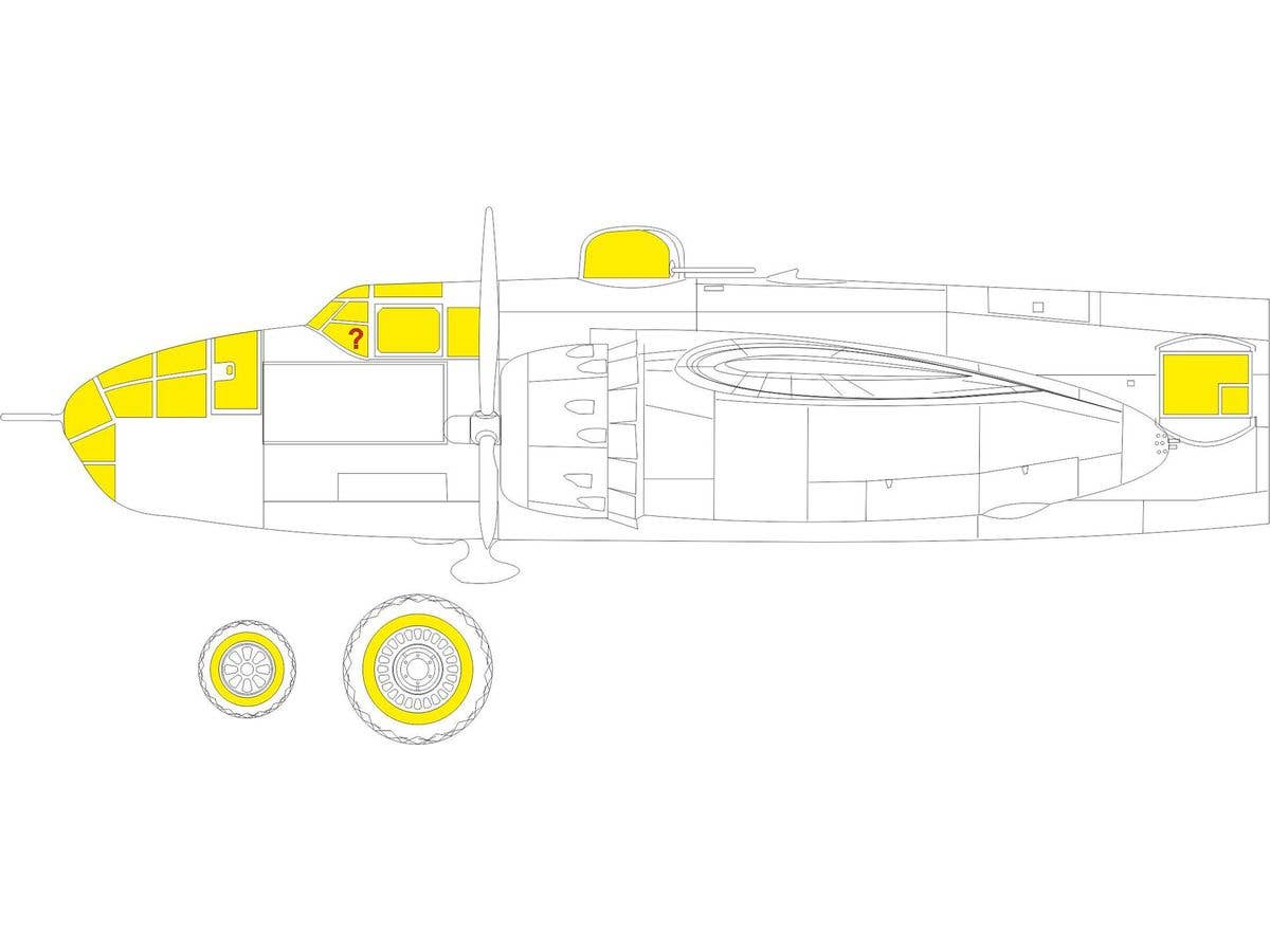 B-25J glazed nose TFace for HKM