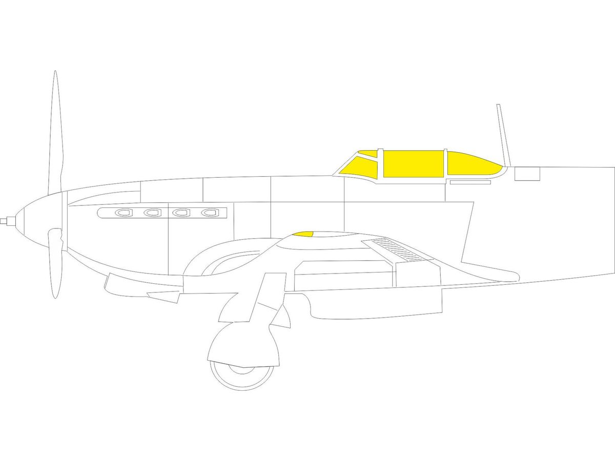 Yak-9T Masks (for ZVEZDA)