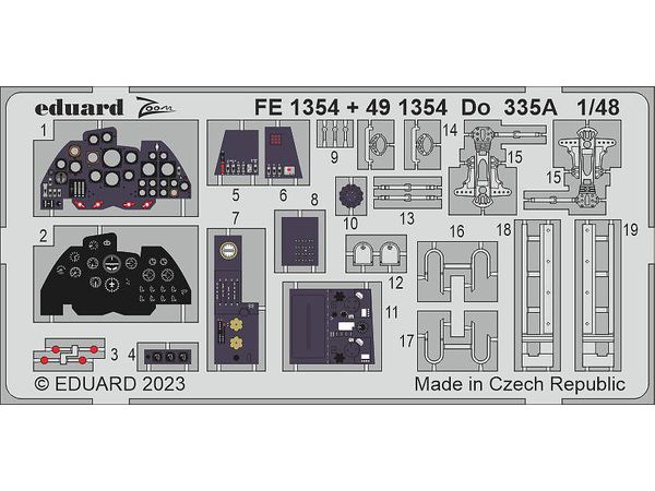 Do 335A Zoom Photo-Etched Parts (for TAMIYA)