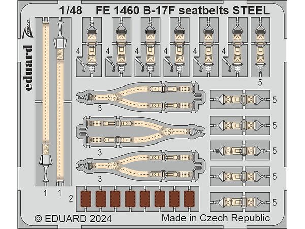 B-17F seatbelts STEEL