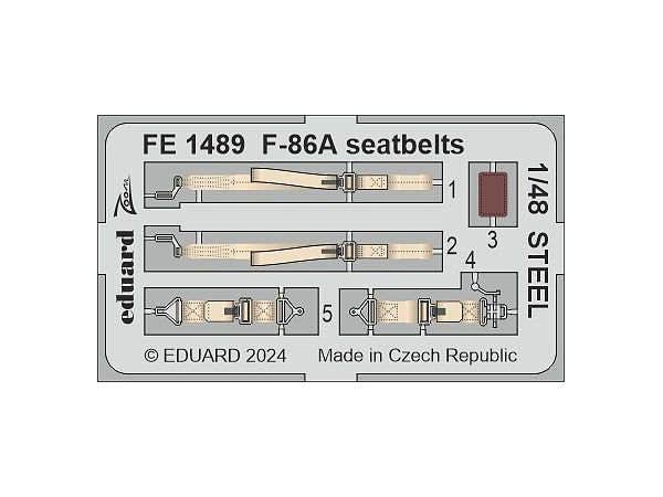 F-86A seatbelts STEEL