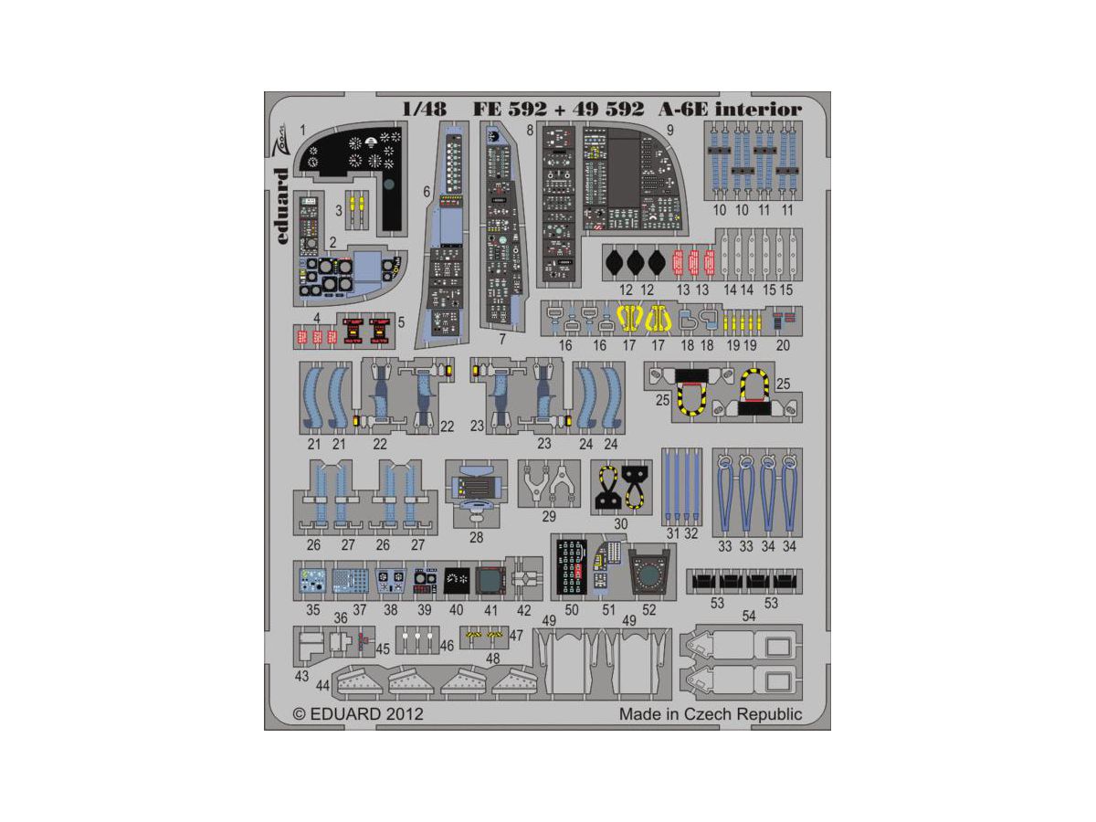 A-6E Zoom Etching Parts (for Kinetic)
