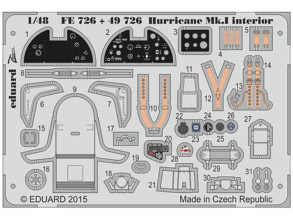 Hurricane Mk.I interior S.A.
