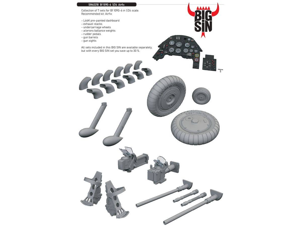 Bf 109G-6 (For AIRFIX)