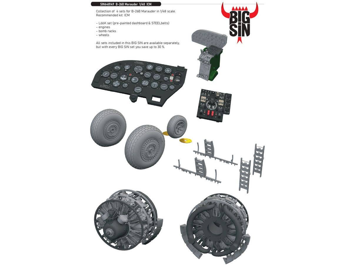 B-26B Marauder (For ICM)