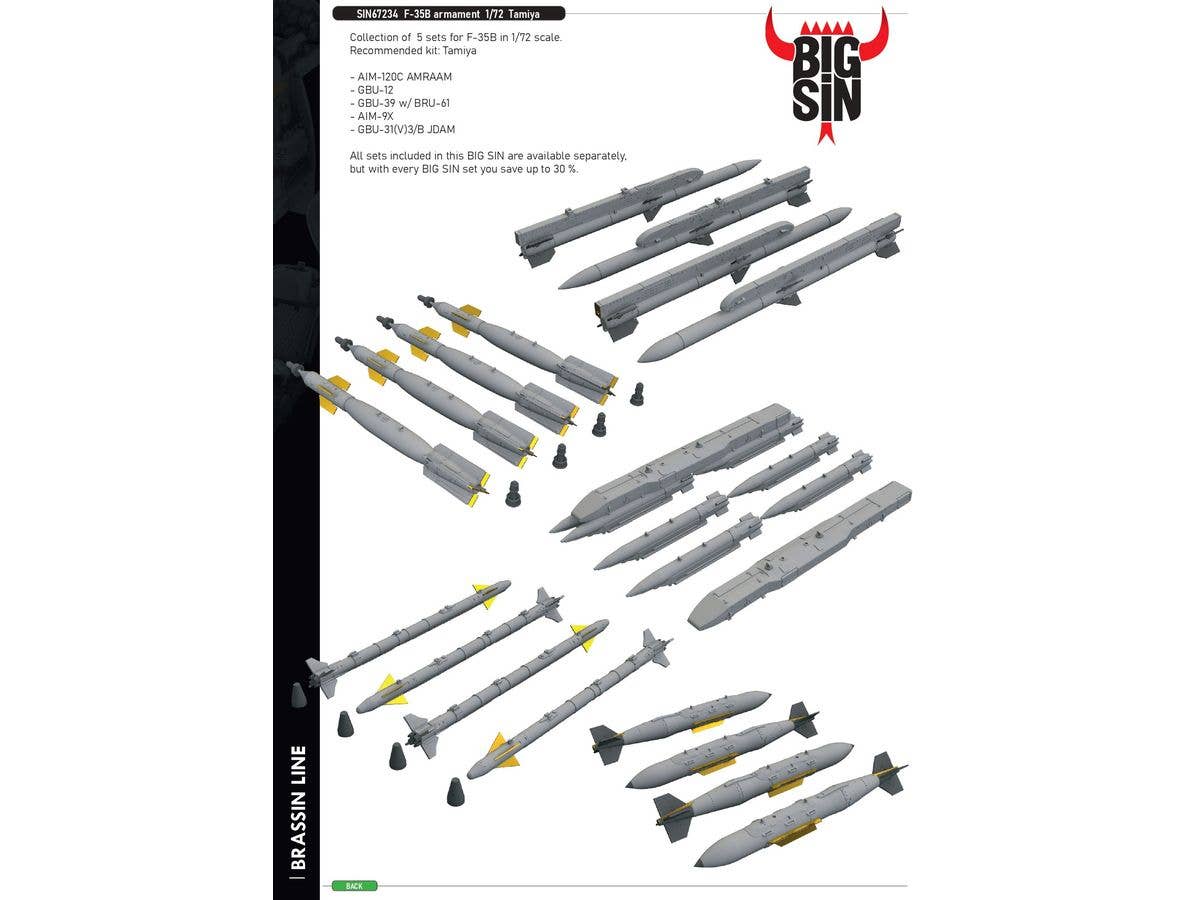 F-35B armament (For TAMIYA)