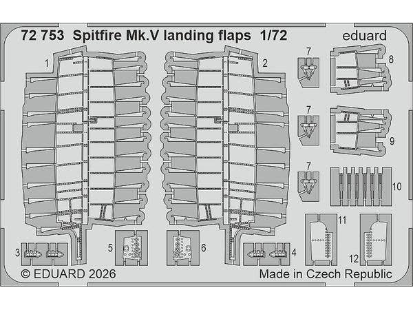 Spitfire Mk.Vb w/ fishtail exhausts (for EDUARD)