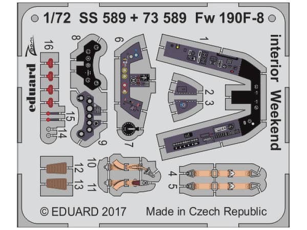 Fw 190F-8 Interior Weekend (for EDUARD)