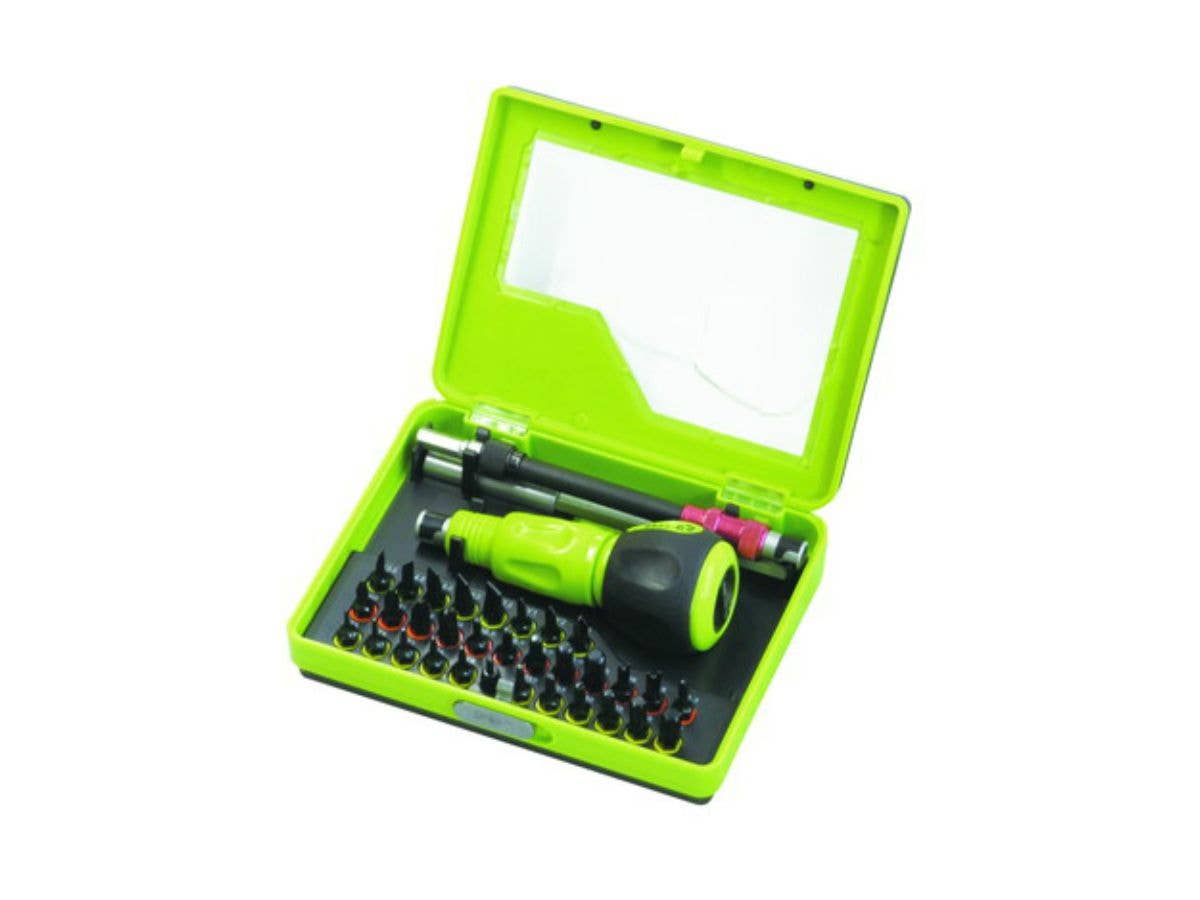 Eiger Multipurpose Ratchet Screwdriver Set 34P