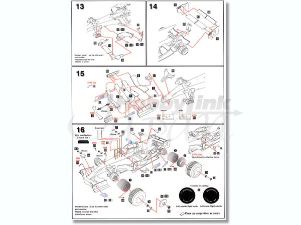 1/20 Scuderia Toro Rosso STR3 Japan GP Engineless Kit w/o Decal