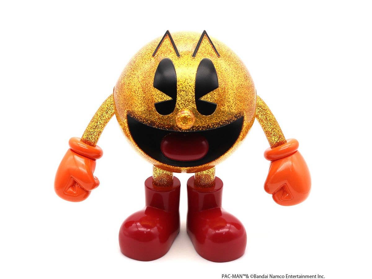 SOFVIPS Pac-Man Clear Yellow Glitter