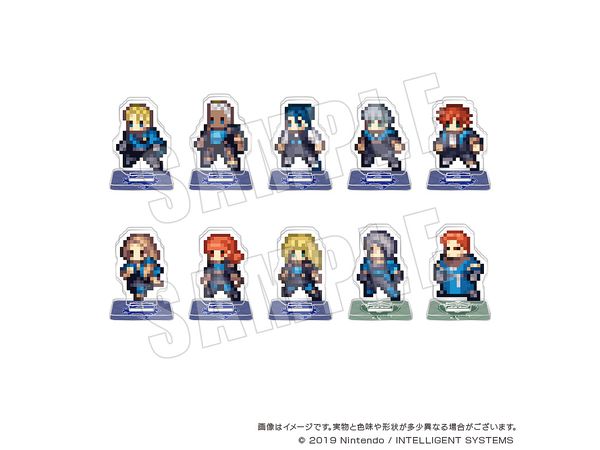 Fire Emblem Three Houses Dot Acrylic Figure Collection #2 1Box 10pcs