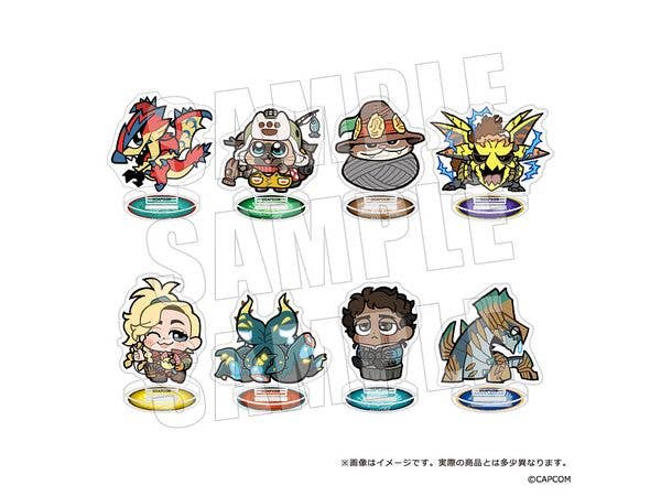 Monster Hunter Wilds x Bukubu: Small Acrylic Stand Vol.2 1Box 8pcs