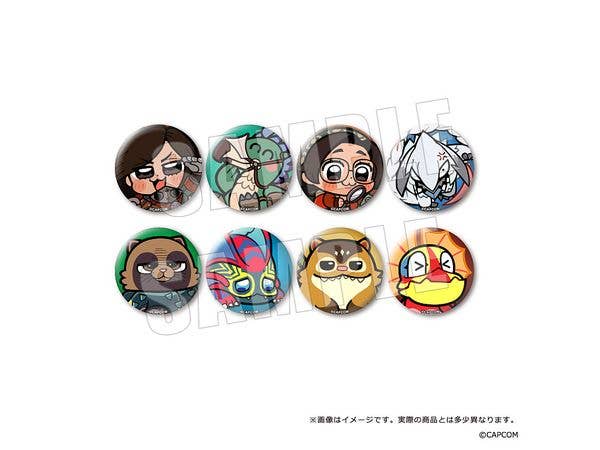 Monster Hunter Wilds x Bukubu: Badge Vol.1: 1Box (8pcs)