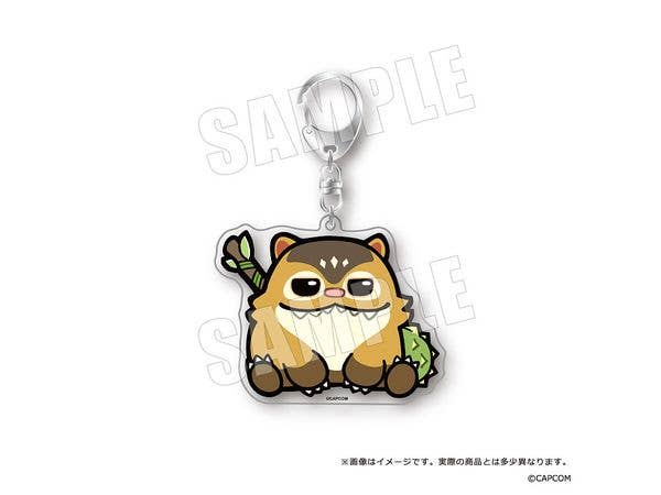 Monster Hunter Wilds x Bukubu: Large Acrylic Keychain 08. Moribar
