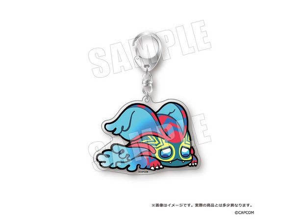 Monster Hunter Wilds x Bukubu: Large Acrylic Keychain 13. Uzu Tuna