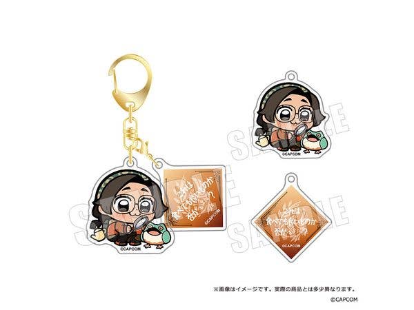Monster Hunter Wilds x Bukubu: Dialogue Acrylic Keychain 03. Alma