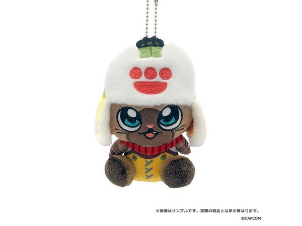 Monster Hunter Wilds x Bukubu: Plush Mascot Palico Hope Gear