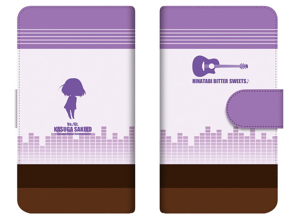 HinaBitter Notebook Type Smartphone Case Sakiko Kasuga (Size : L)