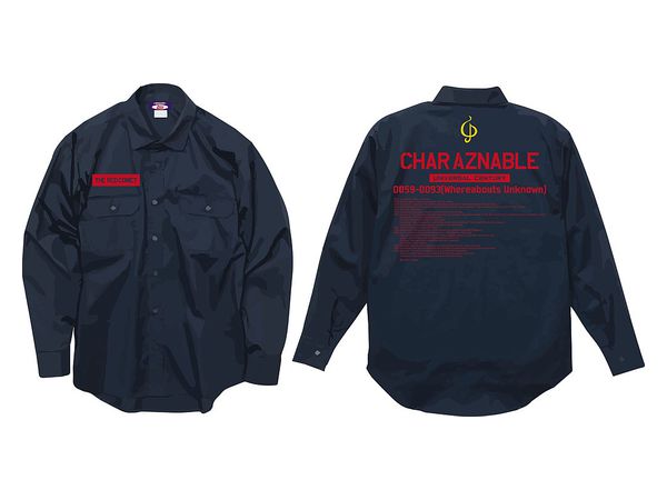 Mobile Suit Gundam x October Beast Char Aznable Chronicle Work Shirt (XL)