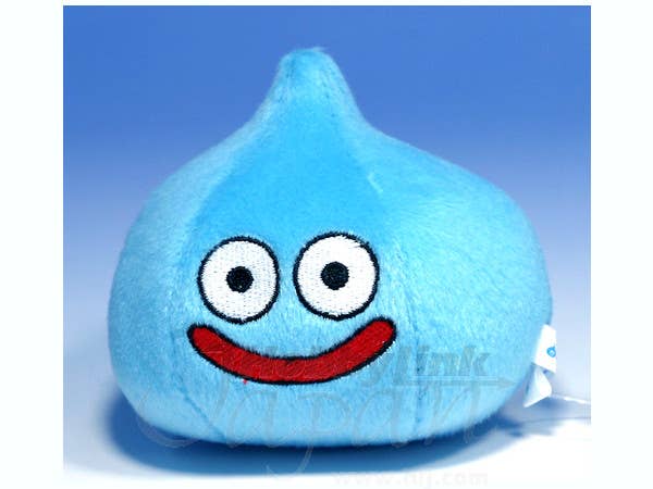 Stuffed Smile Slime S Size Blue