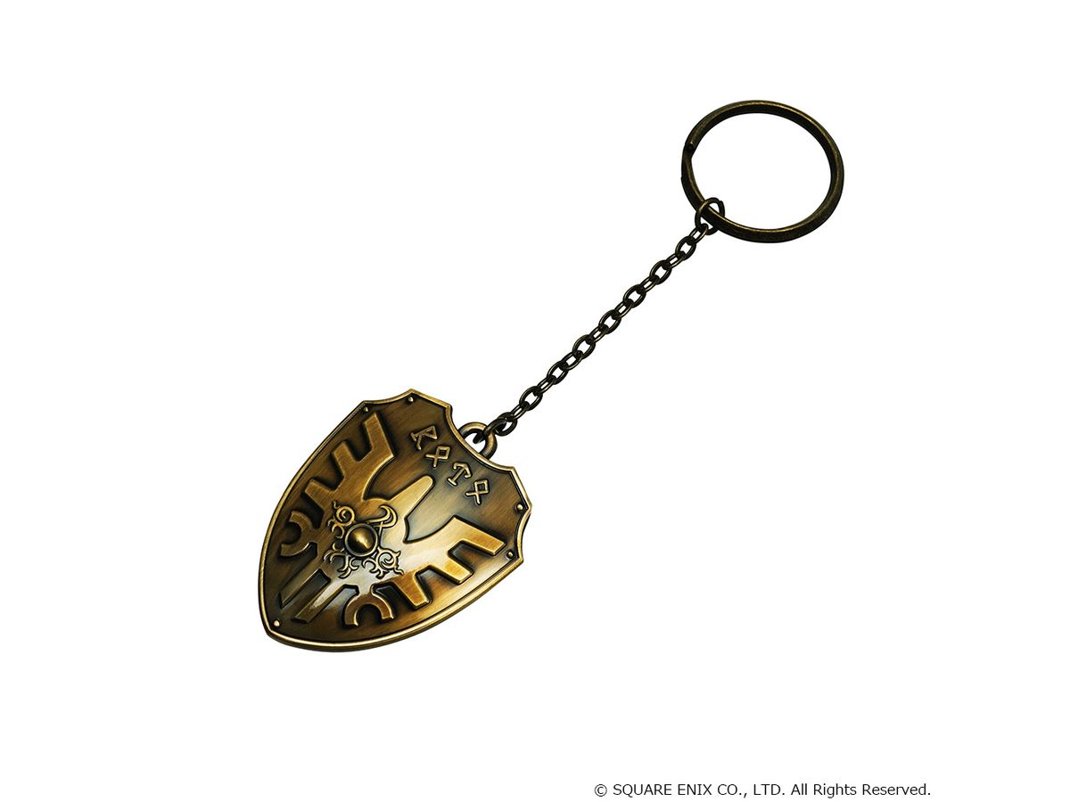 Dragon Quest Metallic Items Keychain Roto's Shield (Reissue)