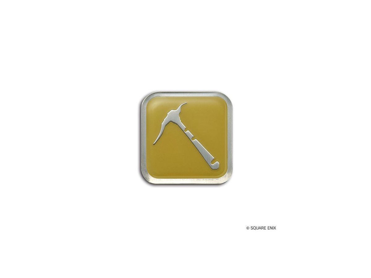 Final Fantasy XIV: Gatherer Pin Badge (Miner)